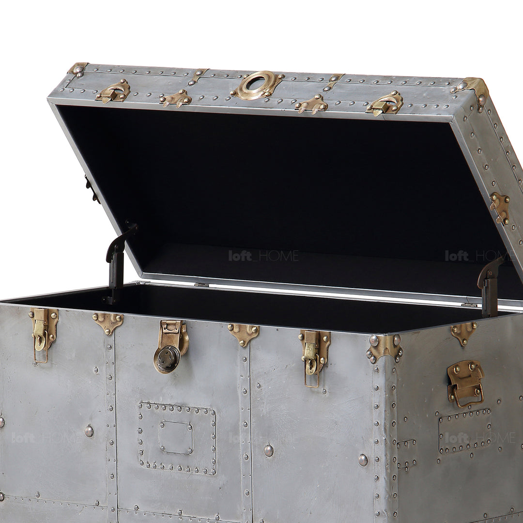 Vintage Stainless Steel Cabinet TURBOJET Layered