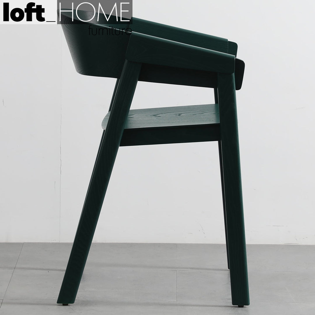 (Fast Delivery) Scandinavian Wood Dining Chair SIMONE Detail 17