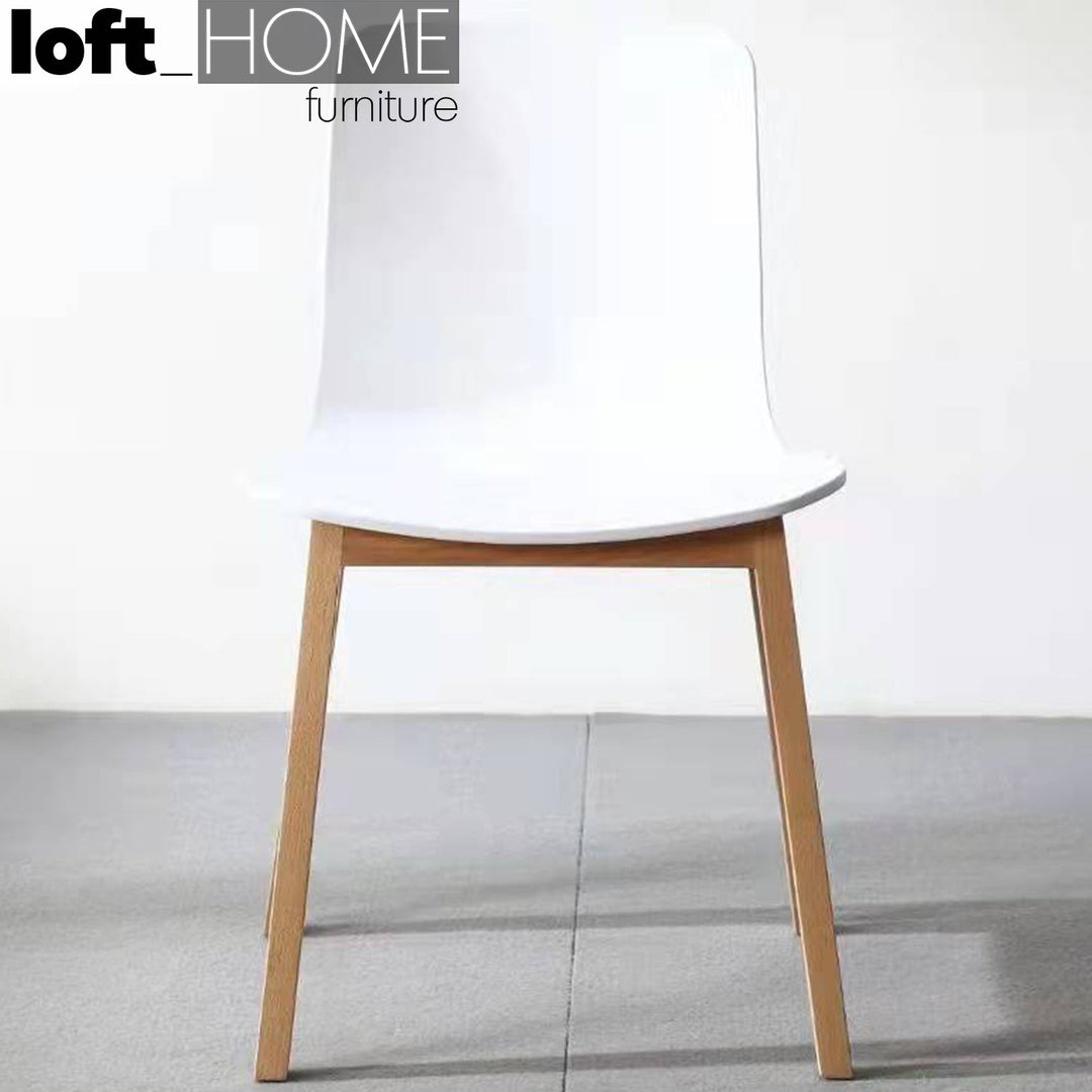 (Fast Delivery) Scandinavian Plastic Dining Chair HARBOUR Detail