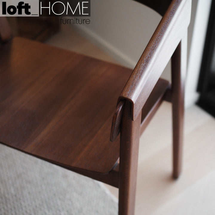 (Fast Delivery) Scandinavian Wood Dining Chair SIMONE Detail 6