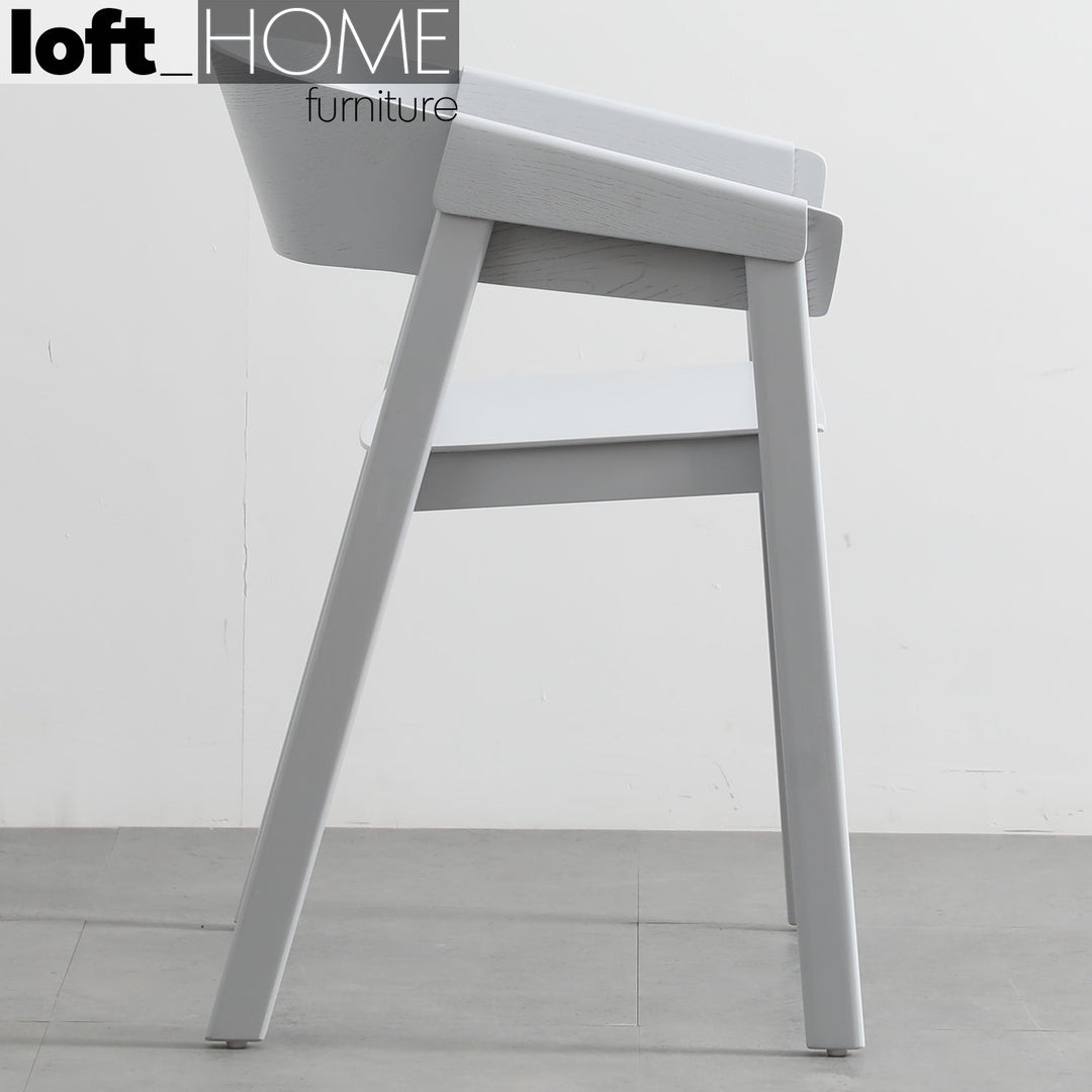 (Fast Delivery) Scandinavian Wood Dining Chair SIMONE Detail 35