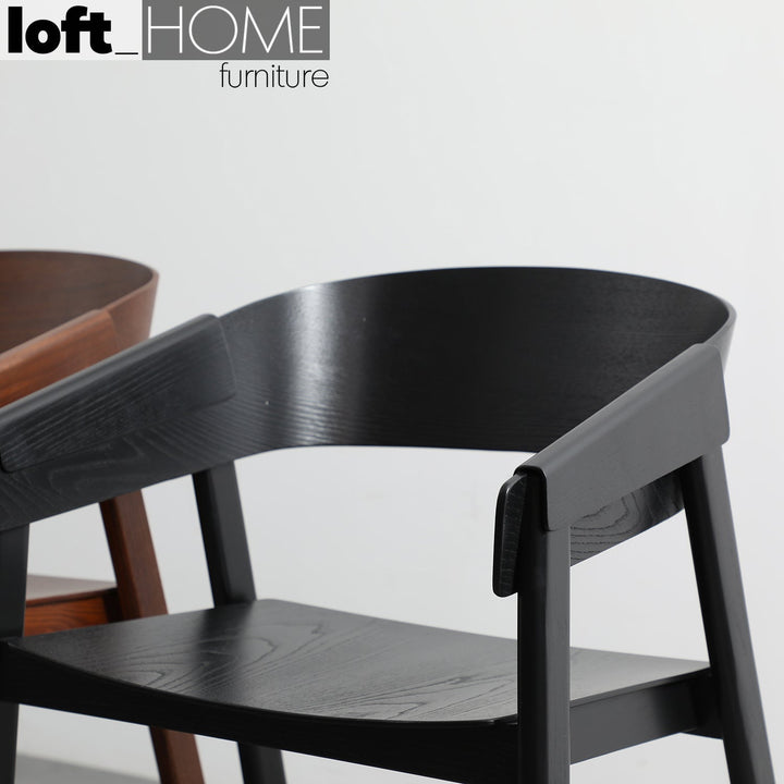 (Fast Delivery) Scandinavian Wood Dining Chair SIMONE Detail 50