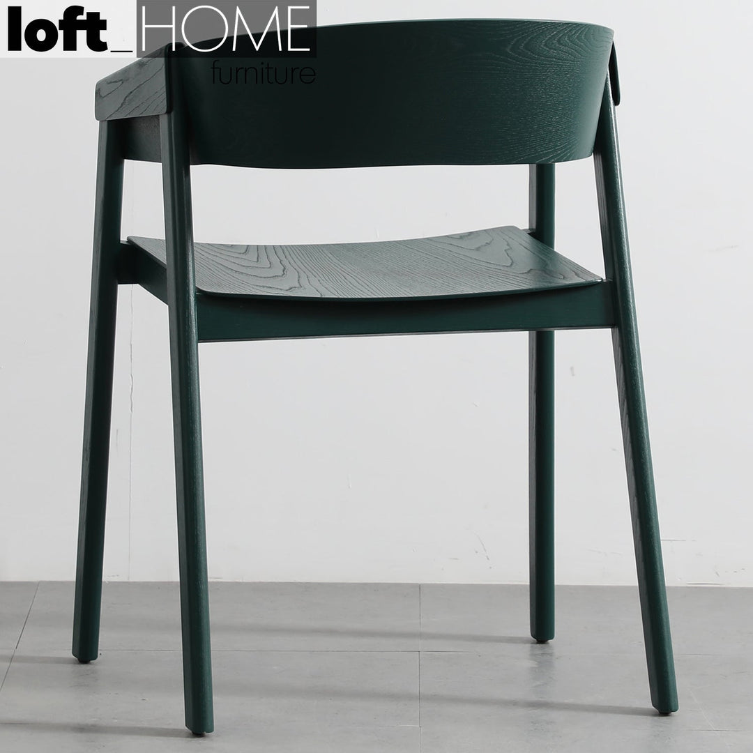 (Fast Delivery) Scandinavian Wood Dining Chair SIMONE Detail 19