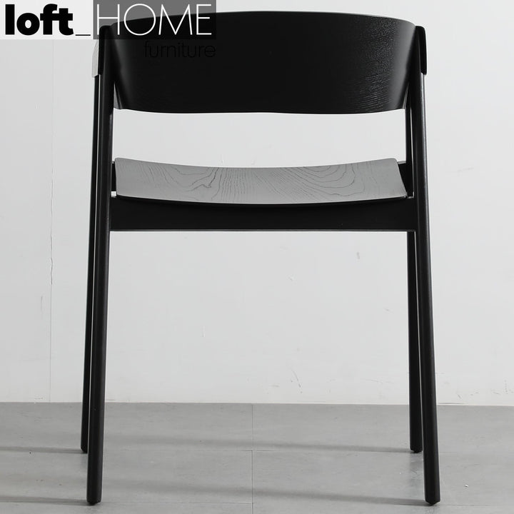 (Fast Delivery) Scandinavian Wood Dining Chair SIMONE Detail 46