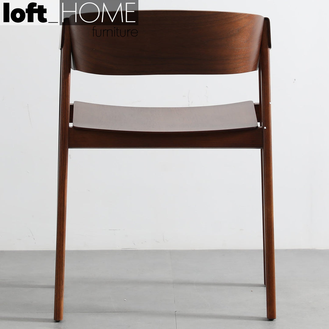 (Fast Delivery) Scandinavian Wood Dining Chair SIMONE Detail 8