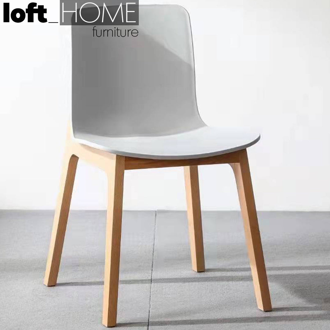 (Fast Delivery) Scandinavian Plastic Dining Chair HARBOUR Primary Product