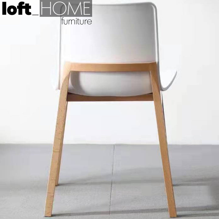 (Fast Delivery) Scandinavian Plastic Dining Chair HARBOUR Close-up