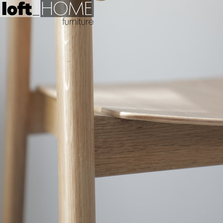 (Fast Delivery) Scandinavian Wood Dining Chair SIMONE Situational