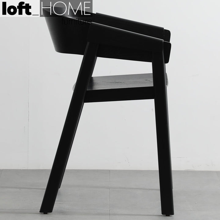 (Fast Delivery) Scandinavian Wood Dining Chair SIMONE Detail 45