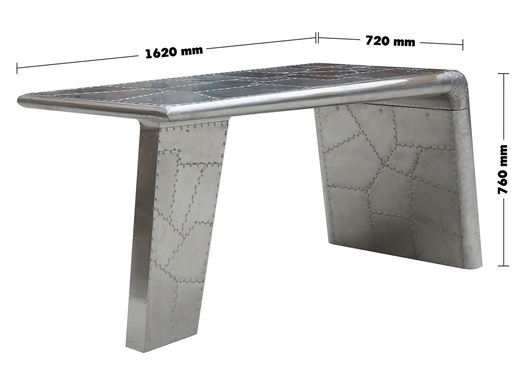 Industrial Aluminium Study Table AIRCRAFT WING Size Chart