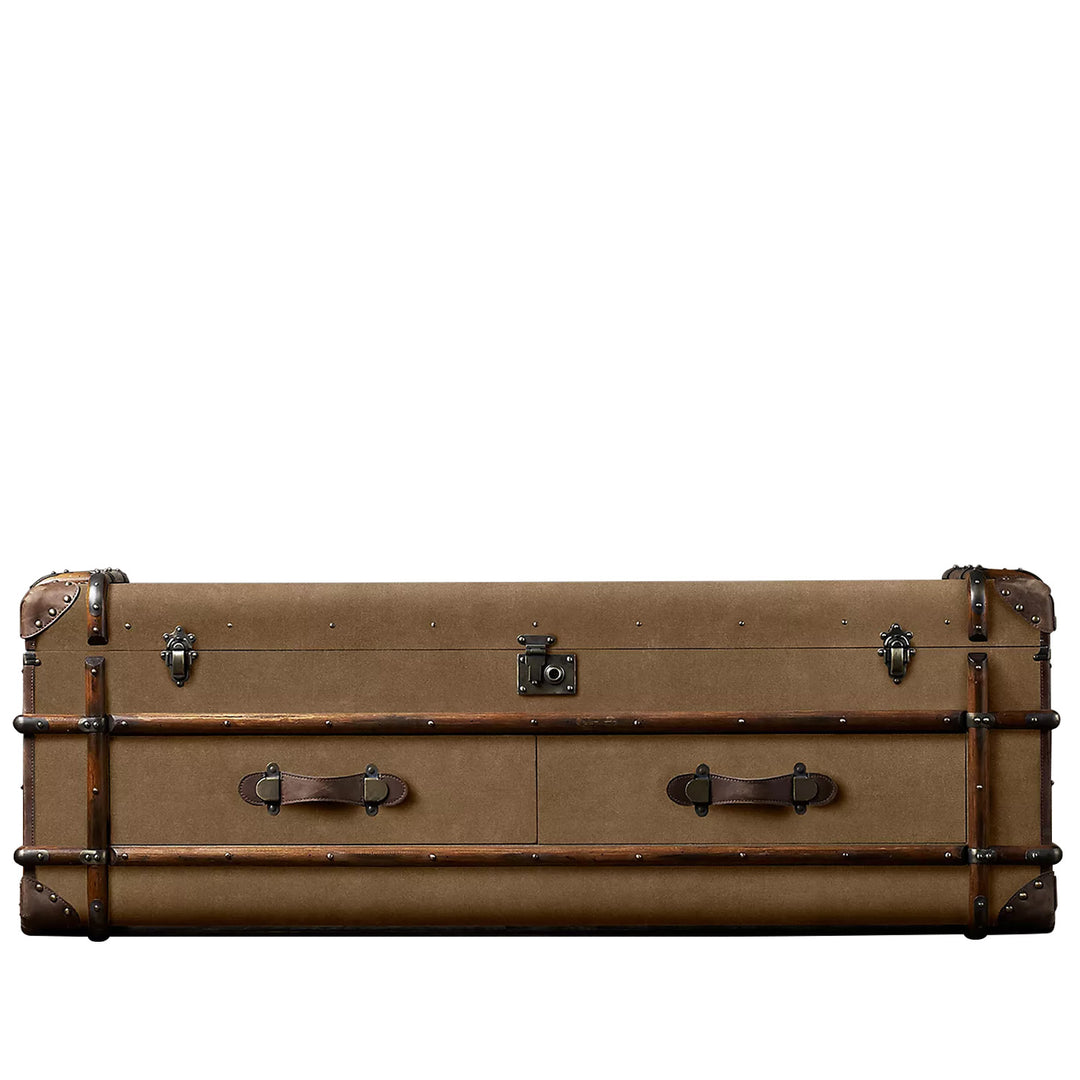 Industrial Canvas TV Console RICHARDS TRUNK