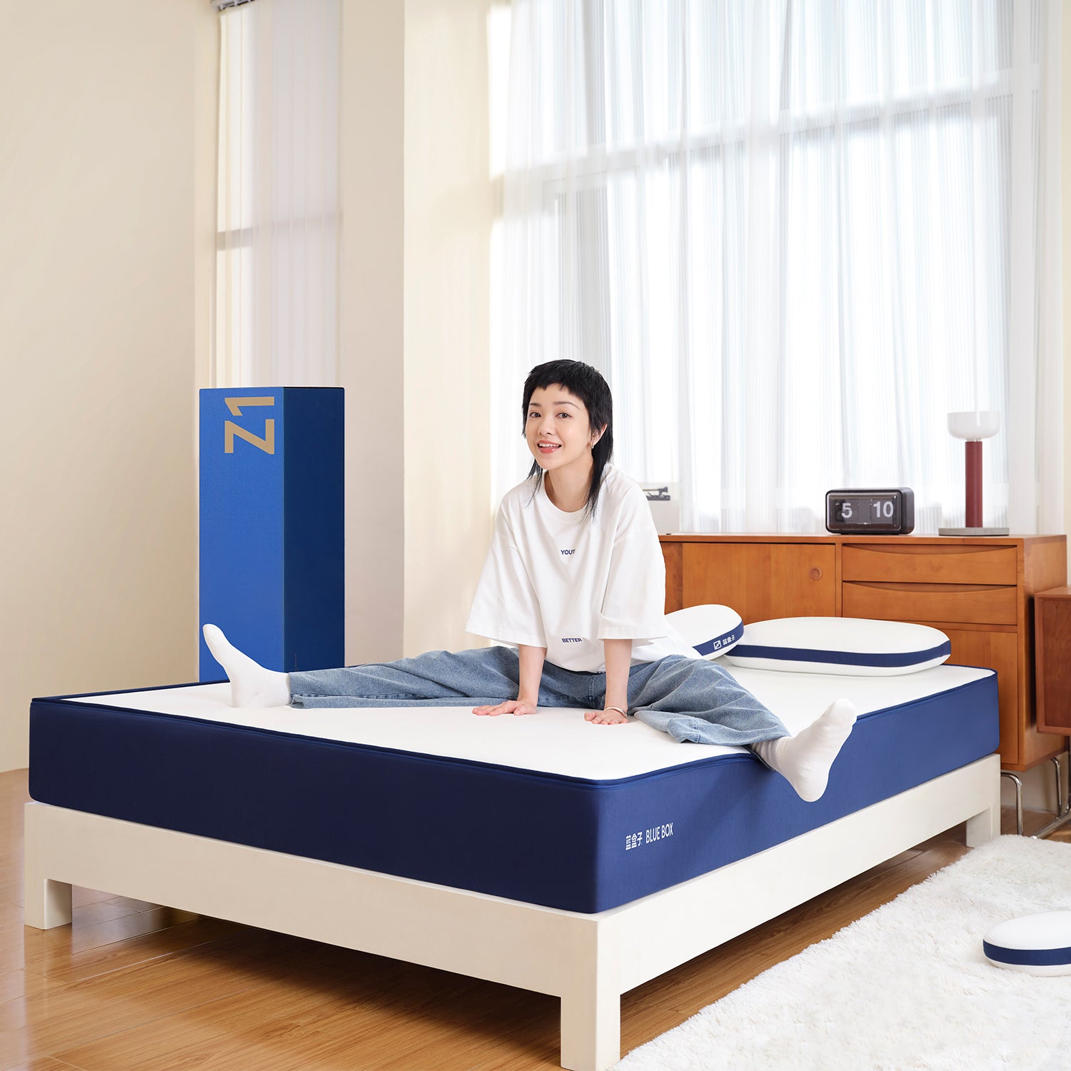 22cm Pocket Spring Gel Memory Foam Mattress BLUEBOX Z1 – LOFT HOME