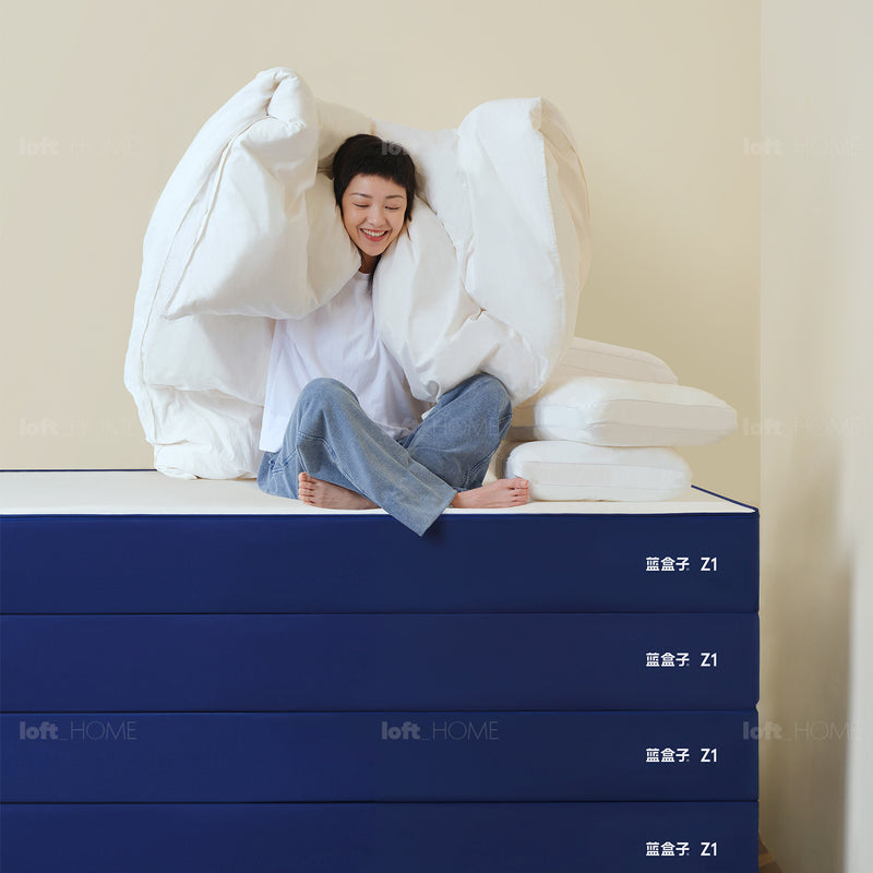 22cm pocket spring gel memory foam mattress bluebox z1 detail 11.