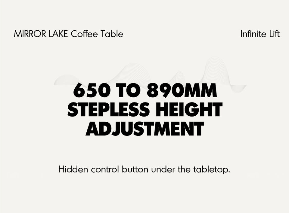 Japandi Walnut Wood Extendable Height Adjustable Coffee Table MIRROR LAKE More Details and Instruction_4
