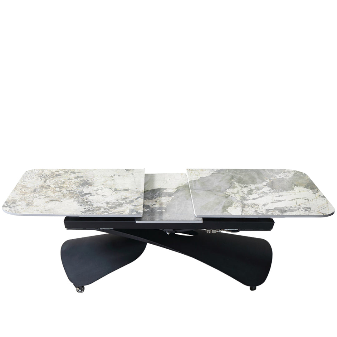 Modern extendable sintered stone coffee x dining table mateo detail 4.