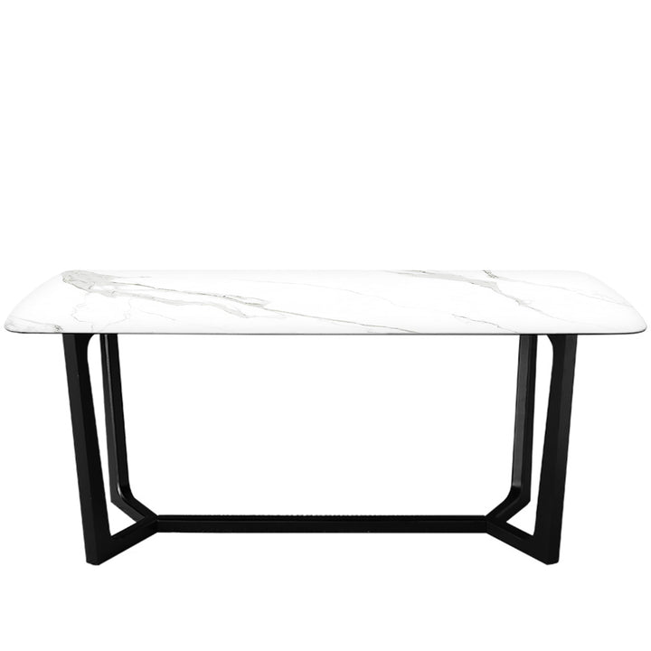 Modern sintered stone dining table chelsea black situational feels.