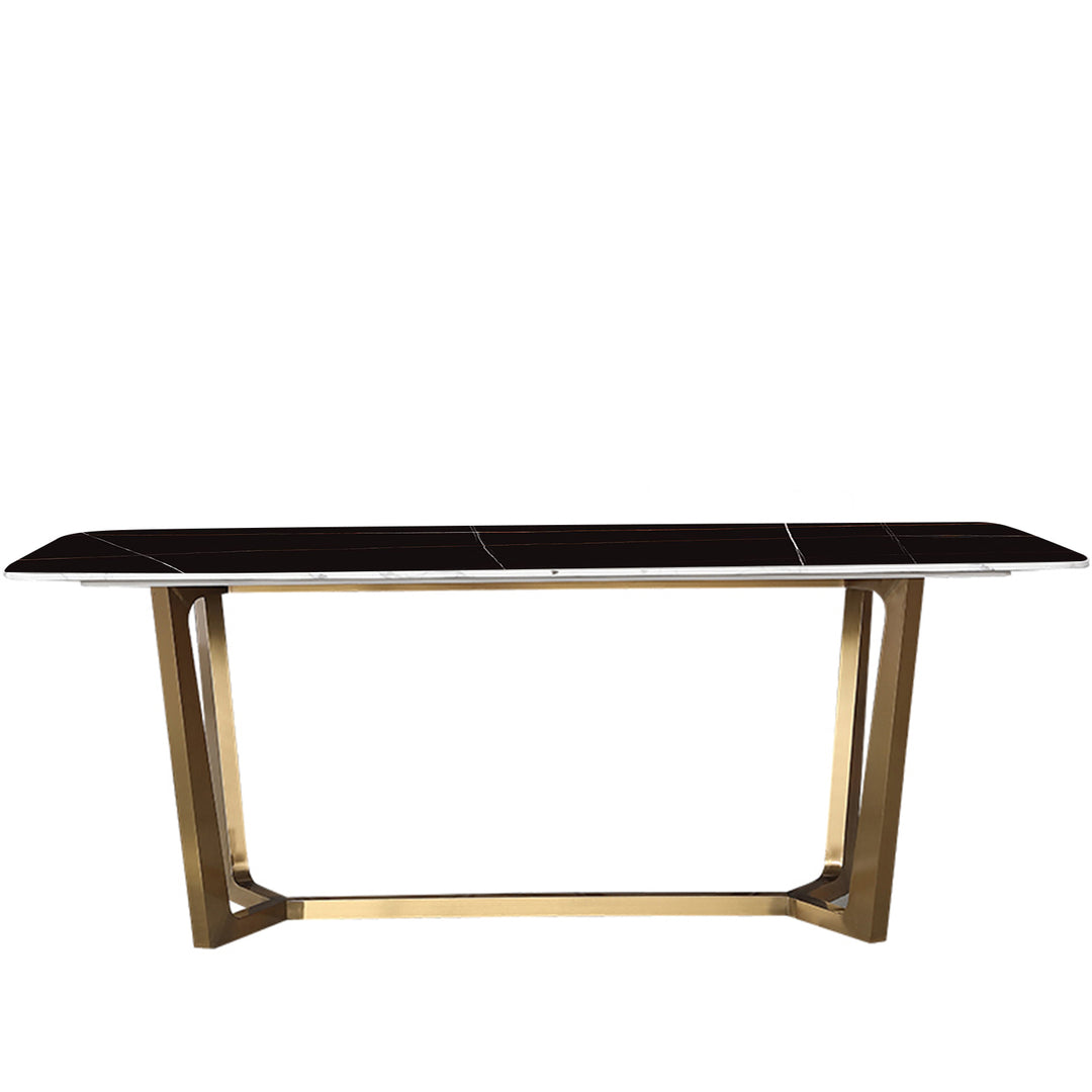 Modern sintered stone dining table chelsea gold situational feels.