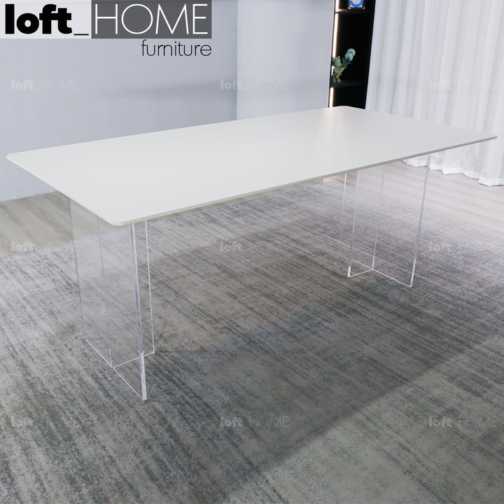 Modern Sintered Stone Dining Table AIR In-context