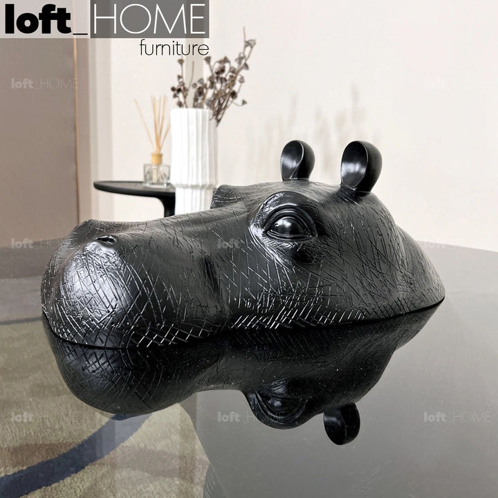 Modern Tempered Glass Coffee Table HIPPO Panoramic