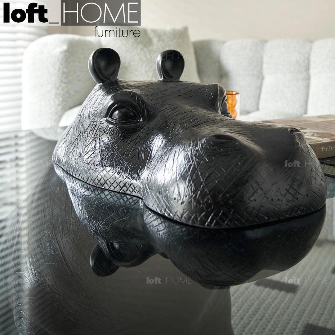 Modern Tempered Glass Coffee Table HIPPO Environmental