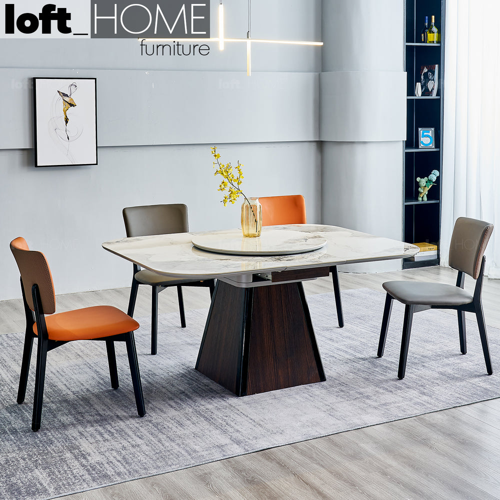 Modern Extendable Sintered Stone Dining Table DALE Primary Product