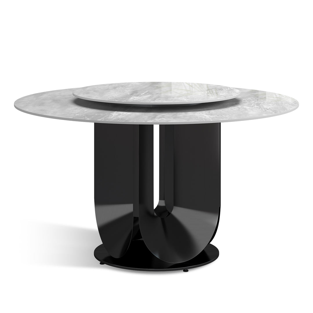 Modern Sintered Stone Round Dining Table HUGO Conceptual