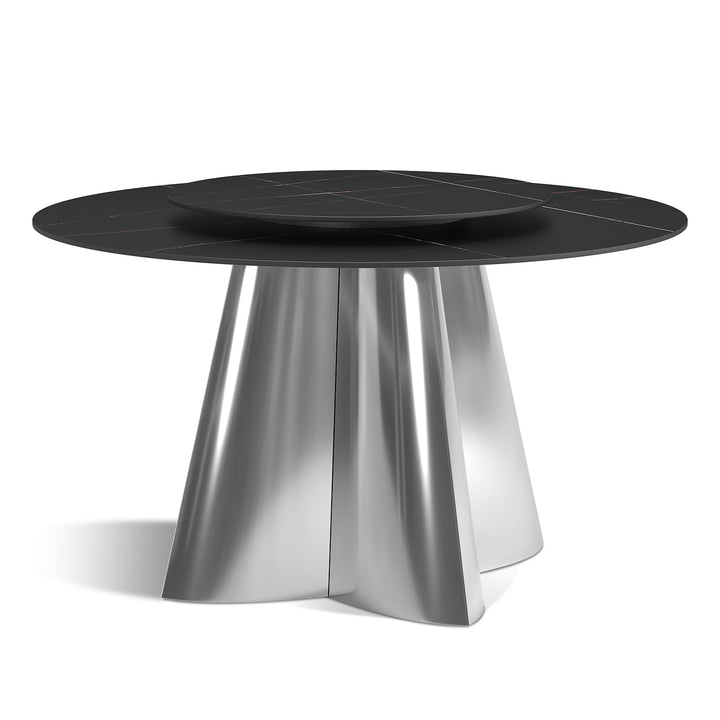 Modern Sintered Stone Round Dining Table DAVI Panoramic