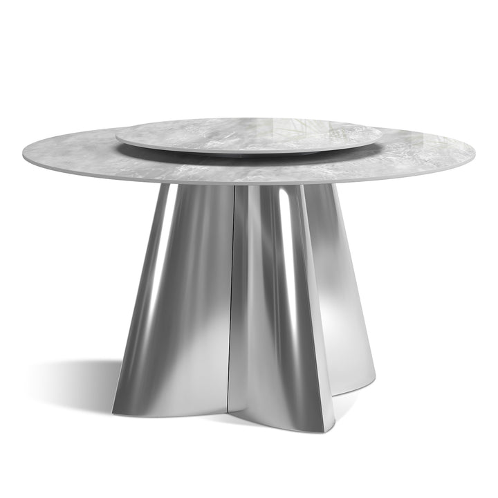 Modern Sintered Stone Round Dining Table DAVI Conceptual