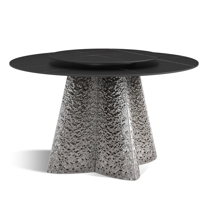 Modern Sintered Stone Round Dining Table JULIA Panoramic