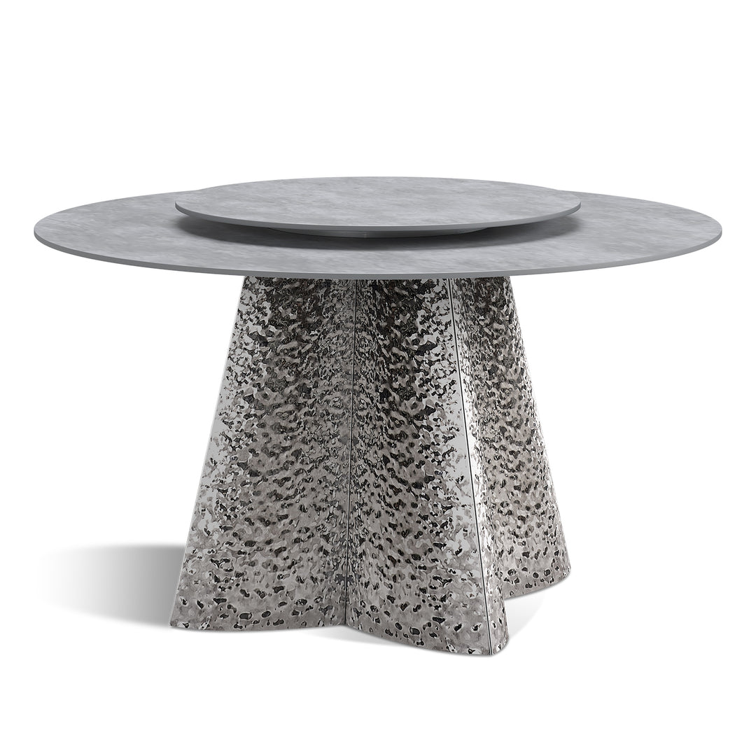 Modern Sintered Stone Round Dining Table JULIA Still Life