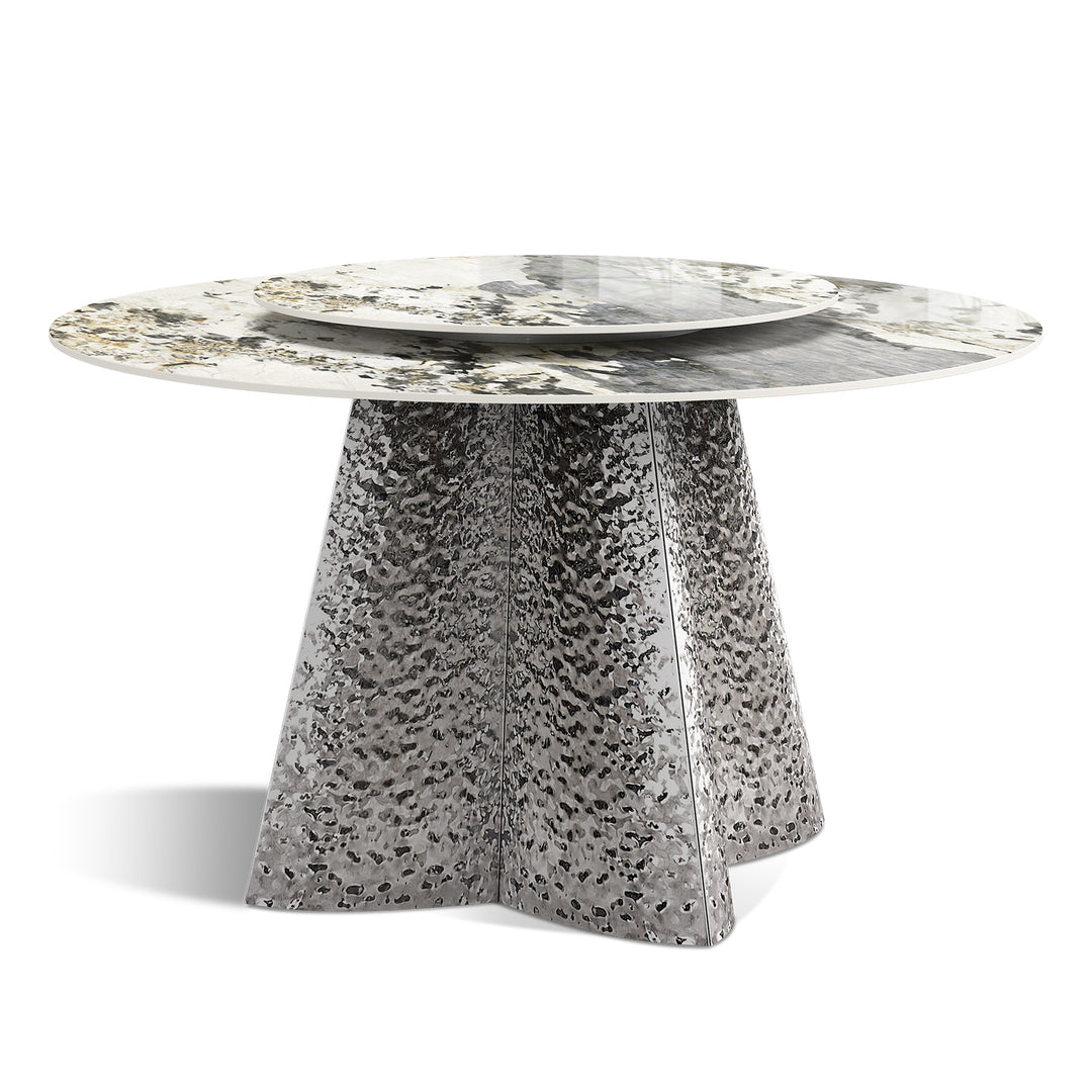 Modern Sintered Stone Round Dining Table JULIA Situational