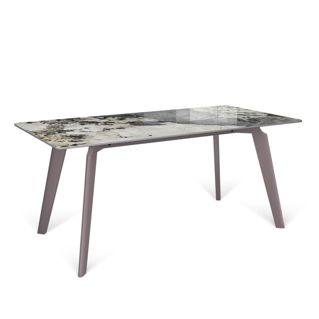 Modern Sintered Stone Dining Table LEGGY Layered