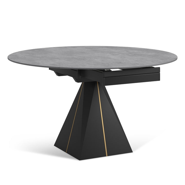 Modern Extendable Sintered Stone Round Dining Table EGYPT Environmental