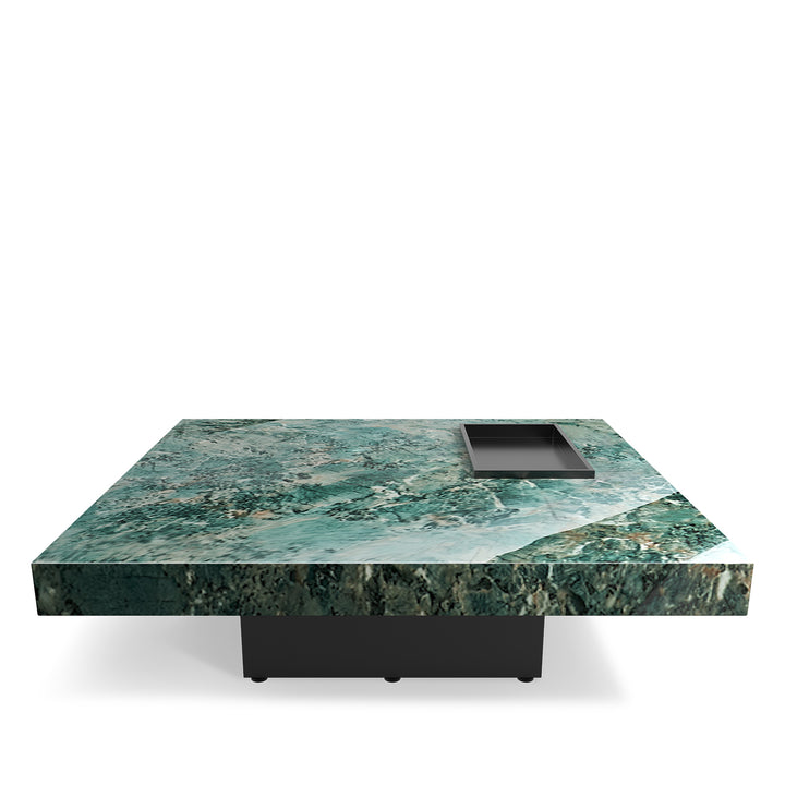 Modern Marble Coffee Table PEDRO White Background