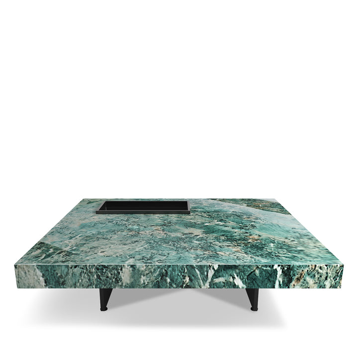 Modern Marble Coffee Table PEDRO In-context