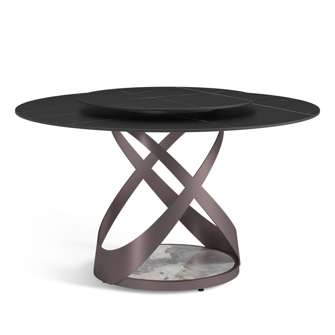Modern Sintered Stone Round Dining Table COREY Panoramic
