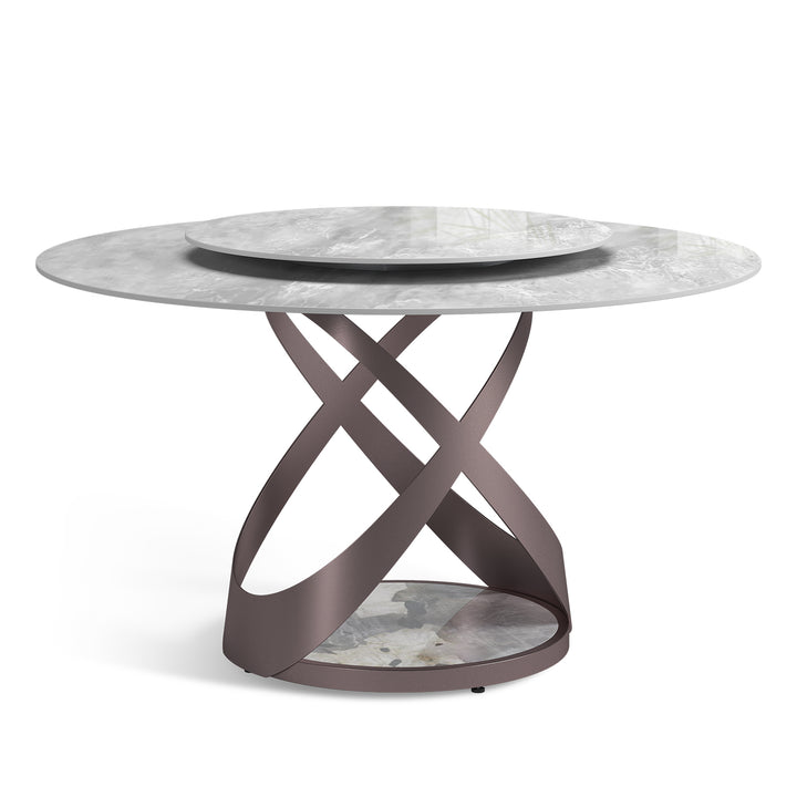 Modern Sintered Stone Round Dining Table COREY Conceptual