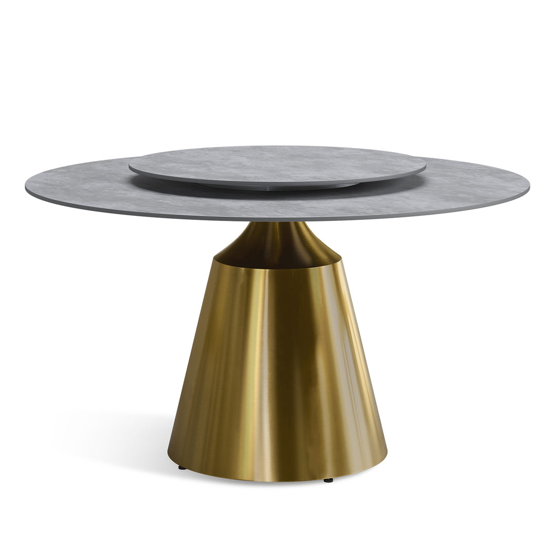 Modern Sintered Stone Round Dining Table ARIA Still Life