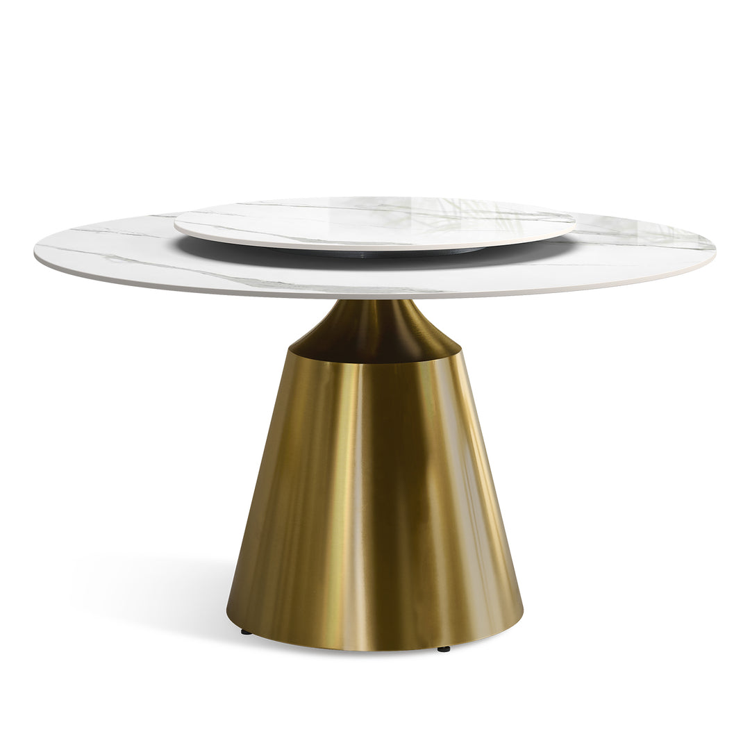 Modern Sintered Stone Round Dining Table ARIA Environmental