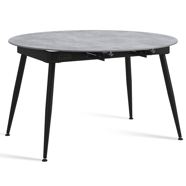 Modern Extendable Sintered Stone Round Dining Table KADY Environmental