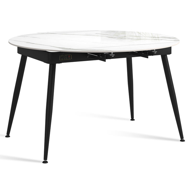 Modern Extendable Sintered Stone Round Dining Table KADY Conceptual