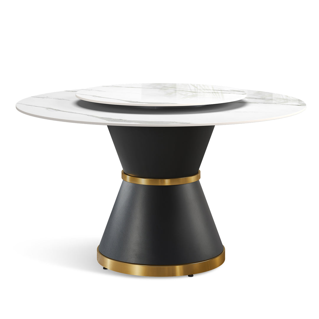 Modern Sintered Stone Round Dining Table TAURUS Conceptual
