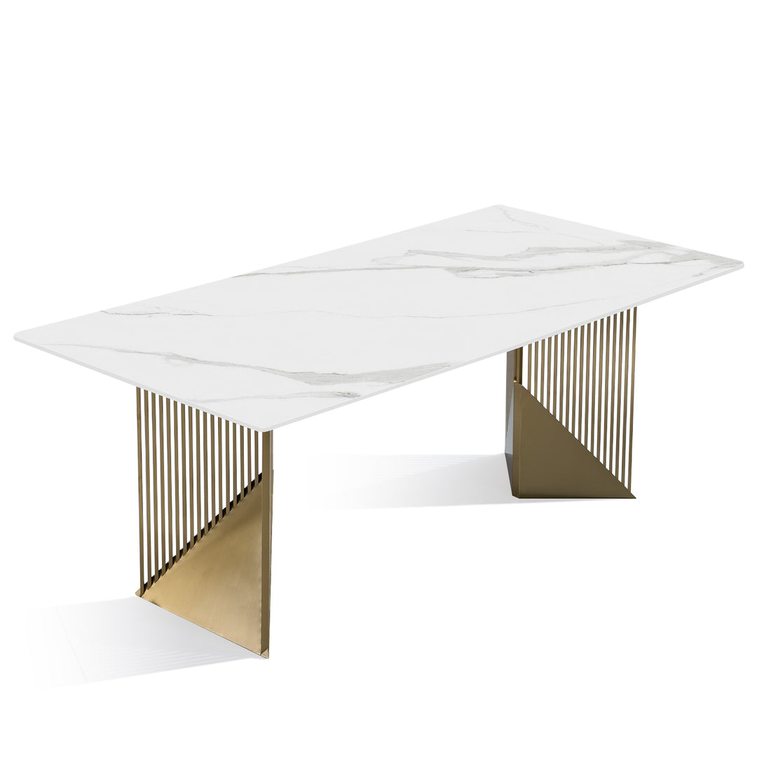 Modern Sintered Stone Dining Table LUXOR Panoramic