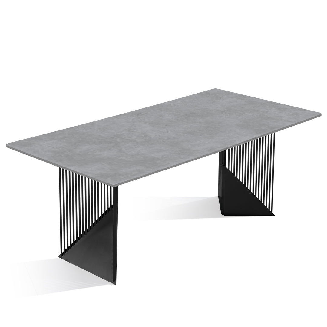 Modern Sintered Stone Dining Table OBSIDIAN Environmental
