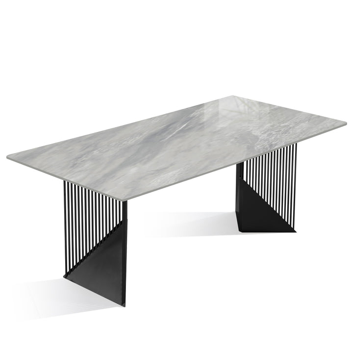 Modern Sintered Stone Dining Table OBSIDIAN Situational