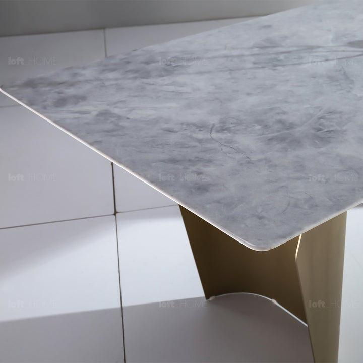 Modern Sintered Stone Dining Table EDGE Detail