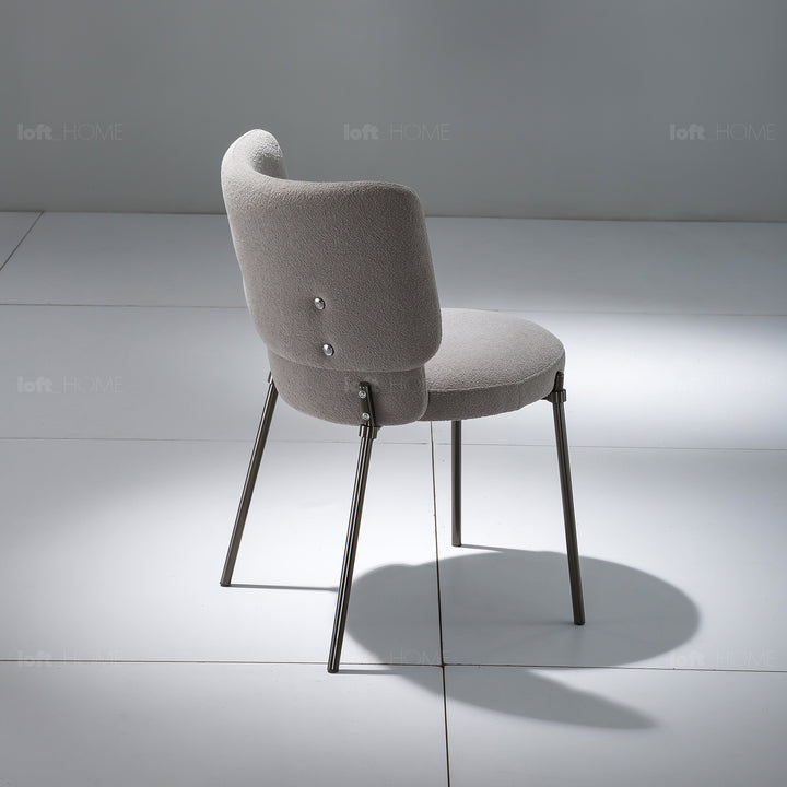 Modern Fabric Dining Chair CLOUD In-context