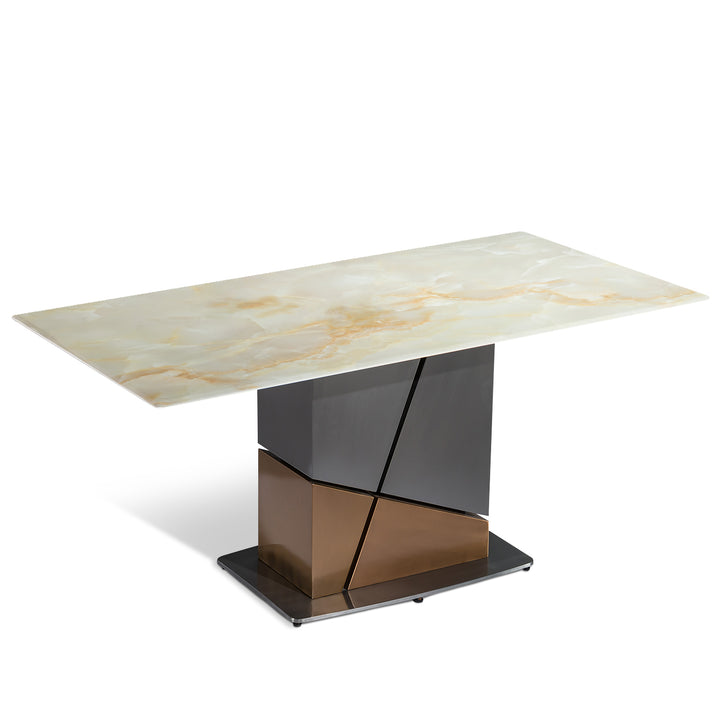 Modern Luxury Stone Dining Table SCULPTURE LUX Environmental