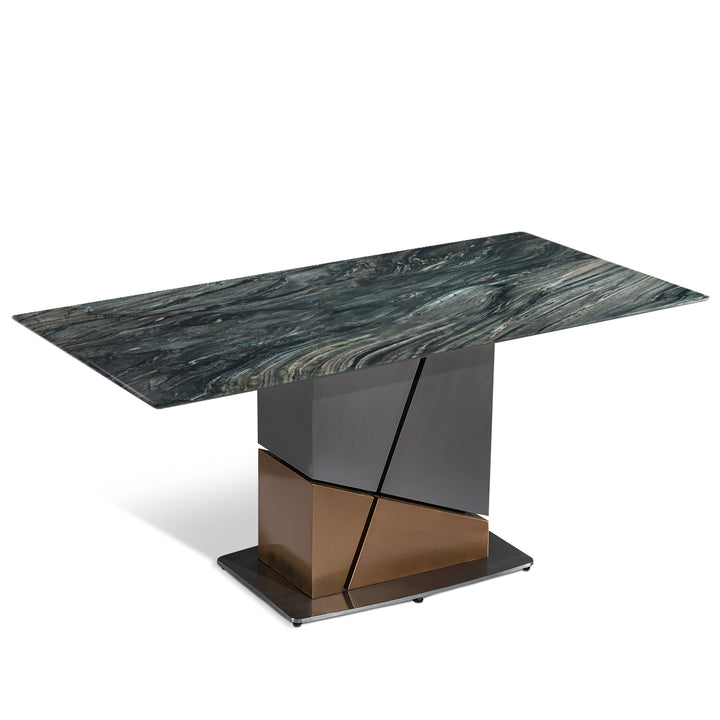 Modern Luxury Stone Dining Table SCULPTURE LUX Layered