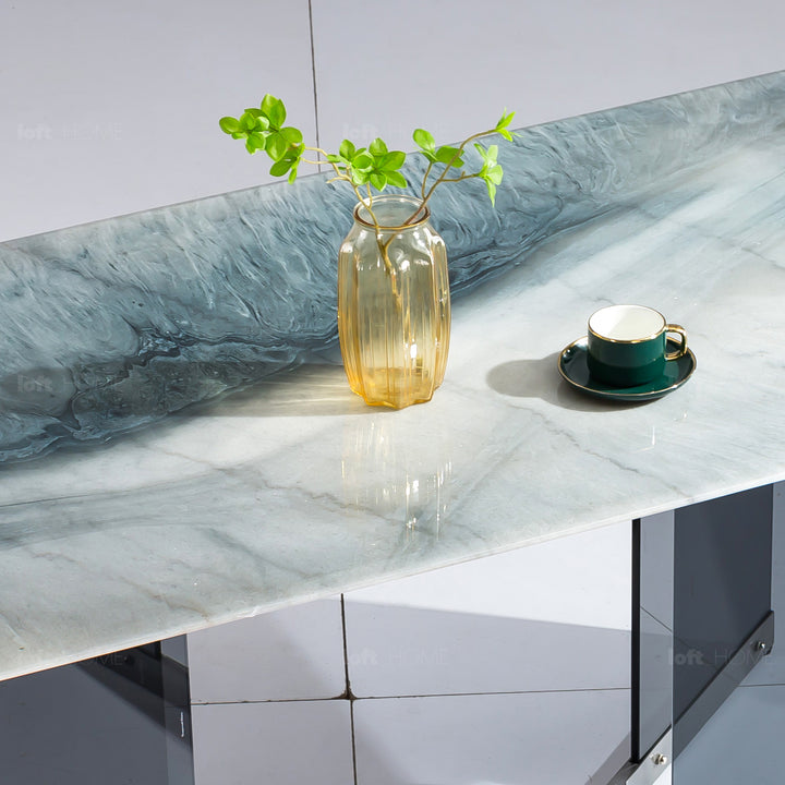 Modern Luxury Stone Dining Table MARIUS LUX Close-up